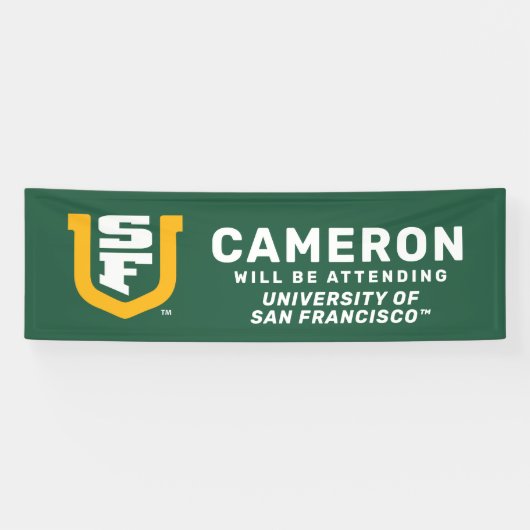 Universiteit van San Francisco | Bijwonen Spandoek (Horizontaal)