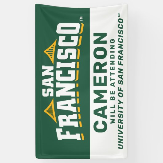 Universiteit van San Francisco | Bijwonen Spandoek (Verticaal)
