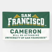 Universiteit van San Francisco | Bijwonen Spandoek (Horizontaal)