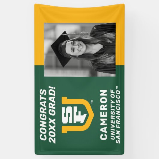 Universiteit van San Francisco | Bijwonen Spandoek (Verticaal)