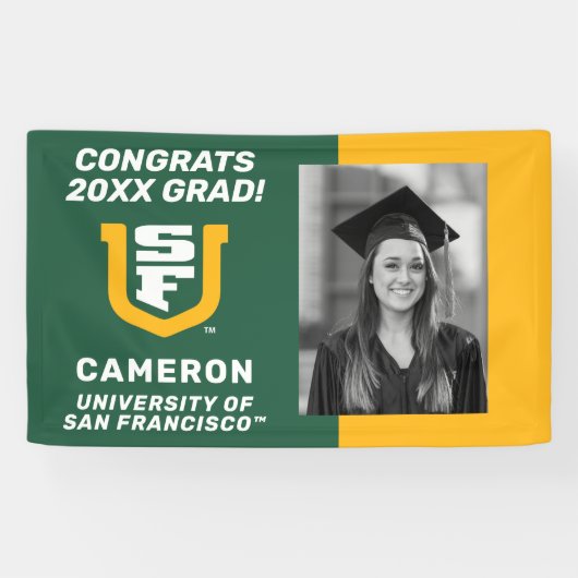 Universiteit van San Francisco | Bijwonen Spandoek (Horizontaal)