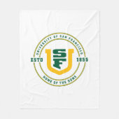 Universiteit van San Francisco Fleece Deken (Voorkant)