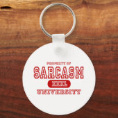 Universiteit van Sarcasm Sleutelhanger (Voorkant)