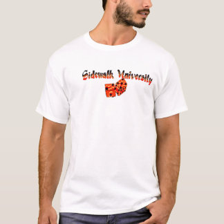 Universiteit van Sidewalk T-shirt