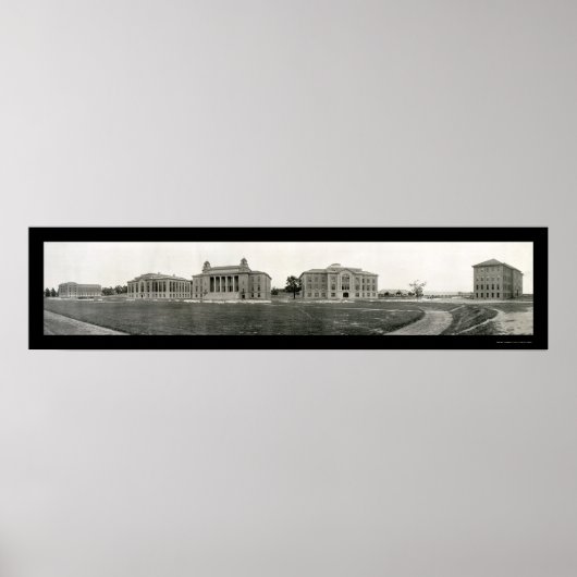Universiteit van Syracuse Foto 1908 Poster (Voorkant)