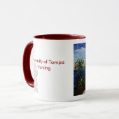 Universiteit van Tampa Verpleegdienst Mok (Voorkant links)