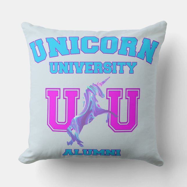 Universiteit van Unicorn Buitenkussen (Voorkant)
