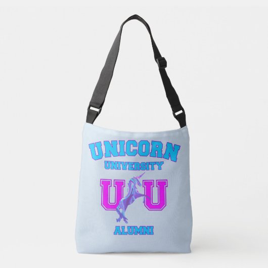 Universiteit van Unicorn Crossbody Tas (Voorkant)