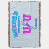 Universiteit van Unicorn Deken (Voorkant Verticaal)