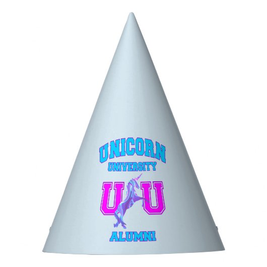 Universiteit van Unicorn Feesthoedjes (Voorkant)