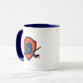Universiteit van Virginia | Cavalier Shield Mok (Voorkant links)