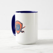 Universiteit van Virginia | Cavalier Shield Mok (Voorkant links)