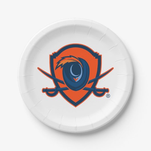Universiteit van Virginia | Cavalier Shield Papieren Bordje (Voorkant)