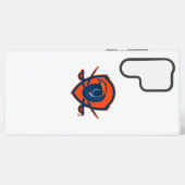 Universiteit van Virginia | Cavalier Shield Samsung Galaxy Hoesje (Achterkant horizontaal)