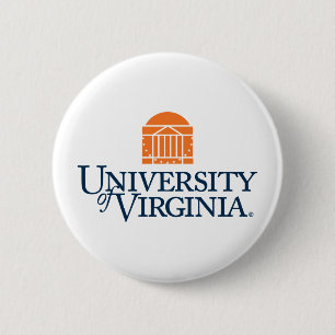 Universiteit van Virginia Ronde Button 5,7 Cm