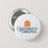 Universiteit van Virginia Ronde Button 5,7 Cm (Voorkant /achterkant)