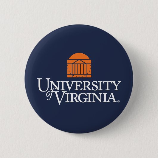 Universiteit van Virginia Ronde Button 5,7 Cm (Voorkant)