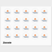Universiteit van Virginia Ronde Sticker (Vel)
