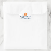 Universiteit van Virginia Ronde Sticker (Tas)