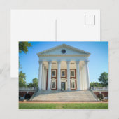 Universiteit van Virginia Rotunda Briefkaart (Voorkant / Achterkant)