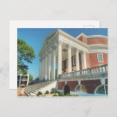 Universiteit van Virginia Rotunda Briefkaart (Voorkant / Achterkant)