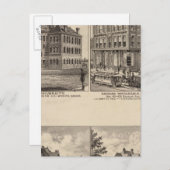 Universiteit van Wichita, Kansas Briefkaart (Voorkant / Achterkant)