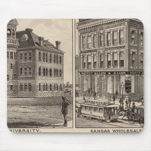 Universiteit van Wichita, Kansas Muismat (Voorkant)