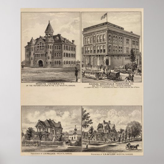 Universiteit van Wichita, Kansas Poster (Voorkant)