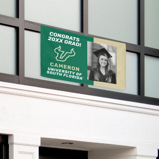 Universiteit van Zuid-Florida Afstuderen Spandoek (Buitenkant Gebouw)