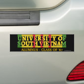 Universiteit van Zuid-Vietnam Alumnus Sticker (Op auto)