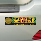 Universiteit van Zuid-Vietnam Alumnus Sticker (Op auto)