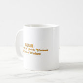 Universiteit van Zuid-Vietnam - School of Warfare Koffiemok (Voorkant links)