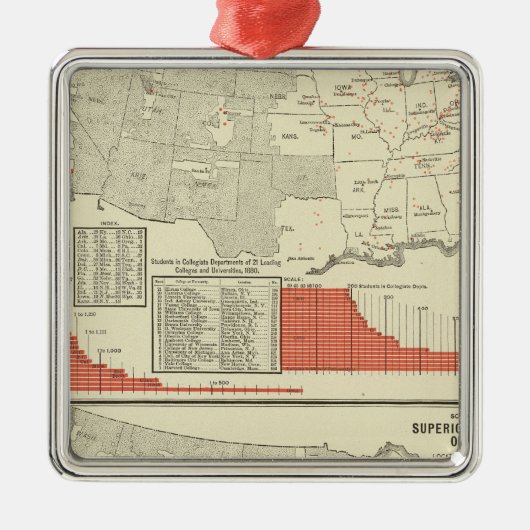 Universiteiten, hogescholen metalen ornament (Voorkant)