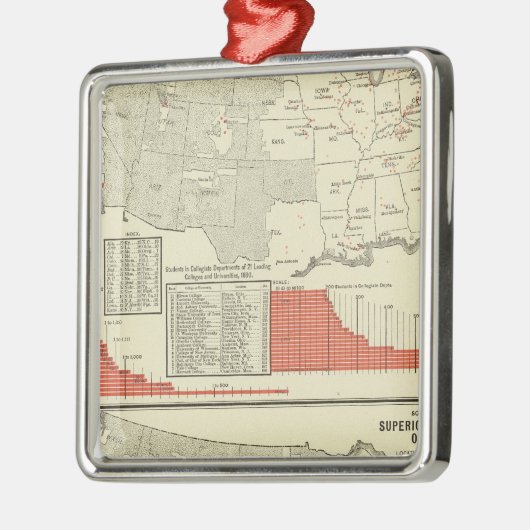 Universiteiten, hogescholen metalen ornament (Links)