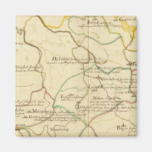 Universiteiten in Oostenrijk en Tsjechië Magneet (Voorkant)