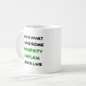 universiteitschaplain , geweldige koffiemok (Voorkant links)