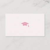 Universiteitsfonds Qr Code Roze Strik Afstuderen Informatiekaartje (Achterkant)