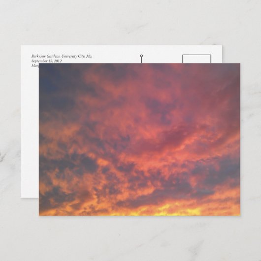 universiteitsstad briefkaart (Voorkant / Achterkant)