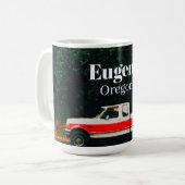 Universiteitsstad Eugene - Oregon Koffiemok (Voorkant links)