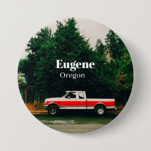 Universiteitsstad Eugene - Oregon Ronde Button 7,6 Cm