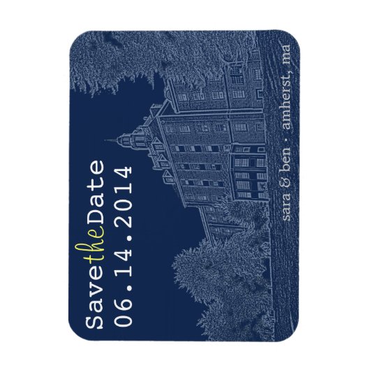 Universiteitsstudentenopslag De datum opslaan Magneet (Verticaal)