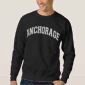 Universiteitstrui in Anchorage-stijl Trui (Voorkant)