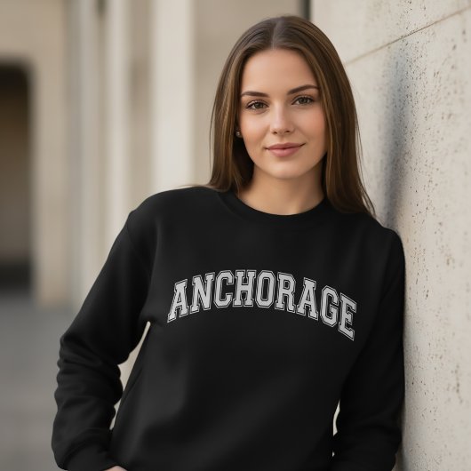 Universiteitstrui in Anchorage-stijl Trui