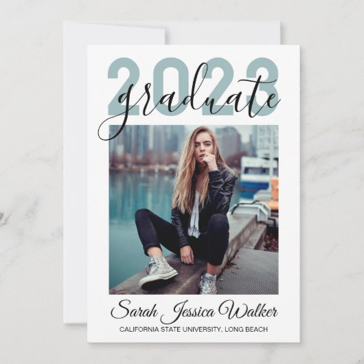 University Afstuderen 2023 Party Photo Aankondiging (Voorkant)