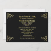 University Afstuderen Foto Bachelors Degree Party Kaart (Achterkant)