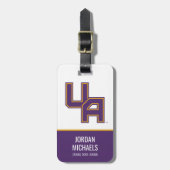 University at Albany Initiaal Logo Bagagelabel (Voorkant verticaal)