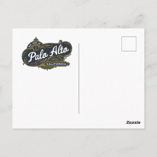 University Ave. in de jaren vijftig Briefkaart (Achterkant)