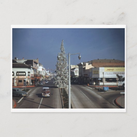 University Ave. in de jaren vijftig Briefkaart (Voorkant)