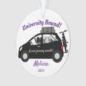 University Bound Woman Acryl Ornament (voorkant)