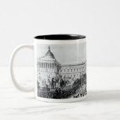 University College School, Londen, 1835 Tweekleurige Koffiemok (Links)